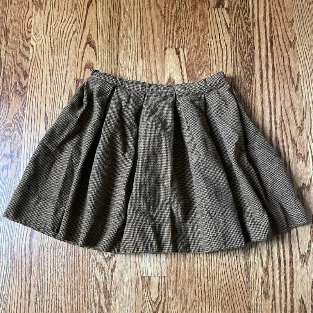vintage wool skirt